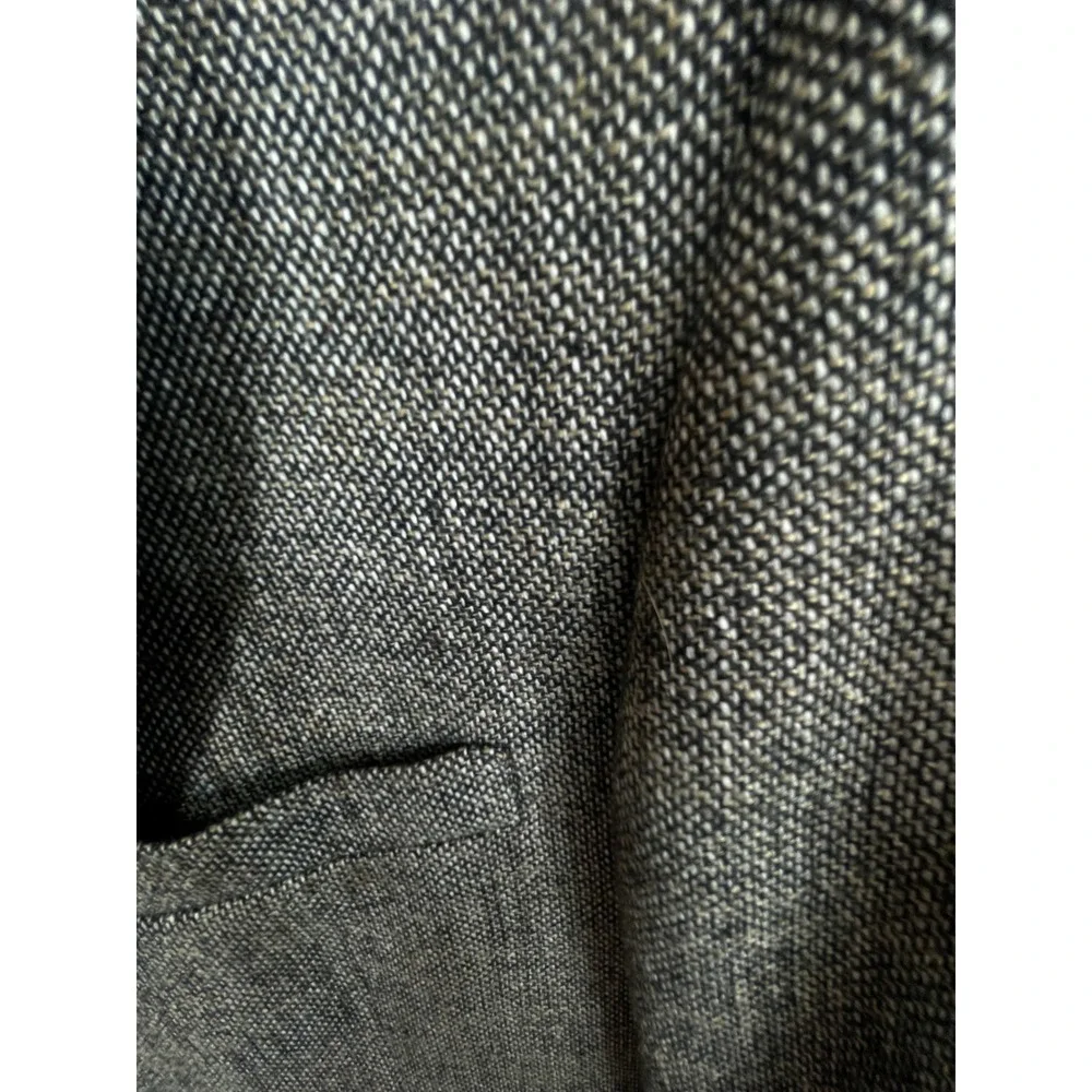 Vintage College Roe Mens Blazer 42L Sport Coat Gray Tweed Wool Blend USA Made